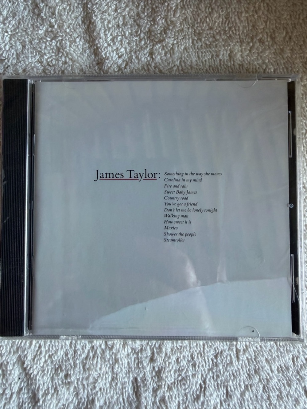 James Taylor CD — White Cover